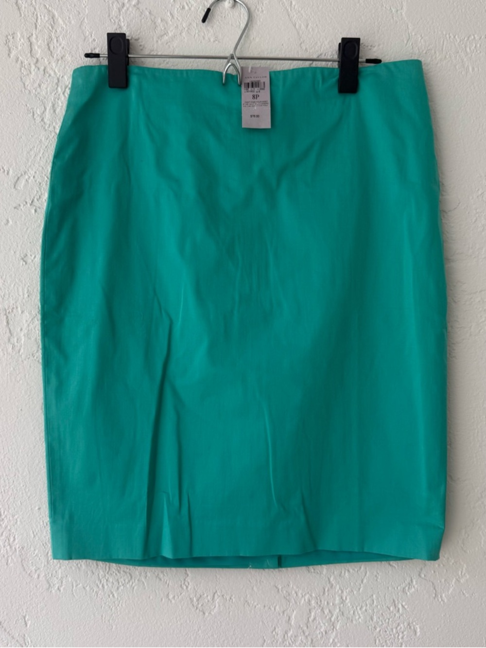 Ann Taylor Teal Pencil Skirt